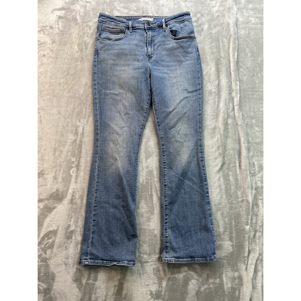 Levis 725 Jeans Womens Sz 31 Blue High Rise Bootcut Western Cowgirl Stretch Pant